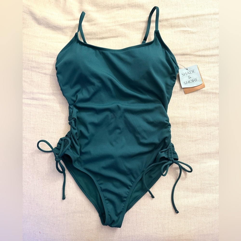 Shade & Shore One Piece Swimsuit in Jade